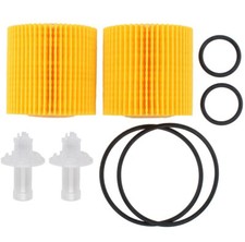 2pcs Oil Filter Kit 04152-yzza1 04152-31090 Fits For Toyota Scion Lexus Wo-ring