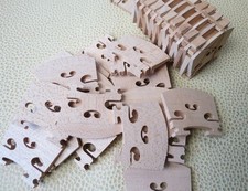 30pcs different size viola bridges 46mm 48mm, great maple wood
