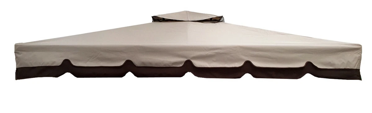 TUTTOPERGOLE Telo Ricambio Per Gazebo 3x3 Metri – PVC Bianco Ignifugo 650 Gr/m², Made In Italy, Con Fascette, Resistente E Impermeabile, Garanzia 10 Anni - 4