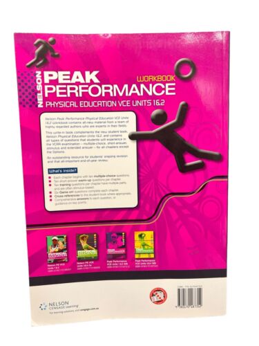 Nelson Physical Education Peak Performance VCE Units 1&2 Workbook Book Textbook - Foto 3 di 4