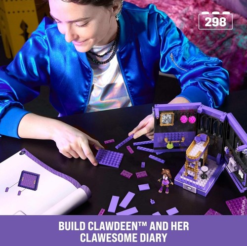 Mega Monster High Clawdeens Boo-K Den Building Set With 299 Pieces For... - Picture 6 of 6