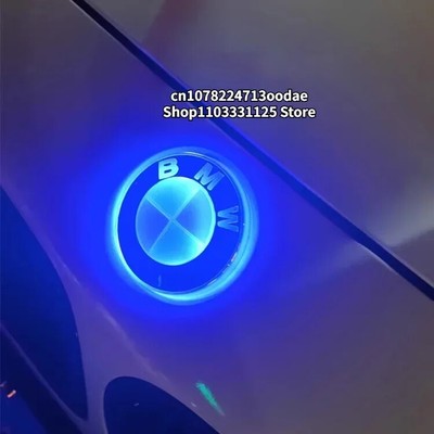 82mm Car Hood Badge LED Beacon Trunk Lighting Emblem Suitable For BMW