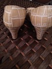 WOMENS VINTAGE MR. EASTON BEIGE WHITE CROC PRINT PUMPS SIZE 5.5 AA ACCENTED — photo 5