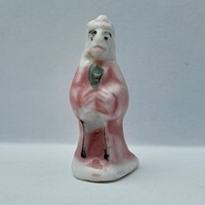 Fève Roi Mage petit santon puce en porcelaine (B79G)