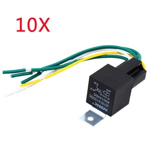 5X KFZ Relais für Auto Relaissockel 40A Öffner 12V Umschalter Wechselrelais 5X KFZ Relais für Auto Relaissockel 40A Öffner 12V Umschalter Wechselrelais