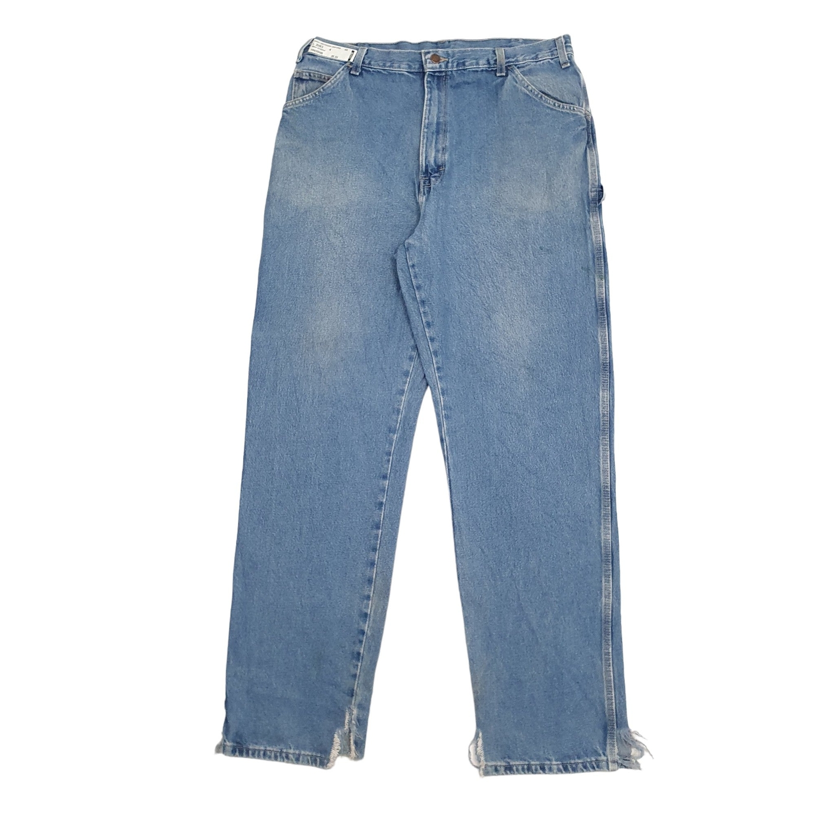 DICKIES Carpenter Workwear Trousers Cotton Blue Mens W38 L34 image 2