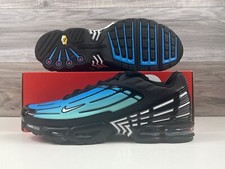  RARE Men's Nike Air Max Plus 3 TN Aqua Gradient Blue Black  size 12 FQ2417 001