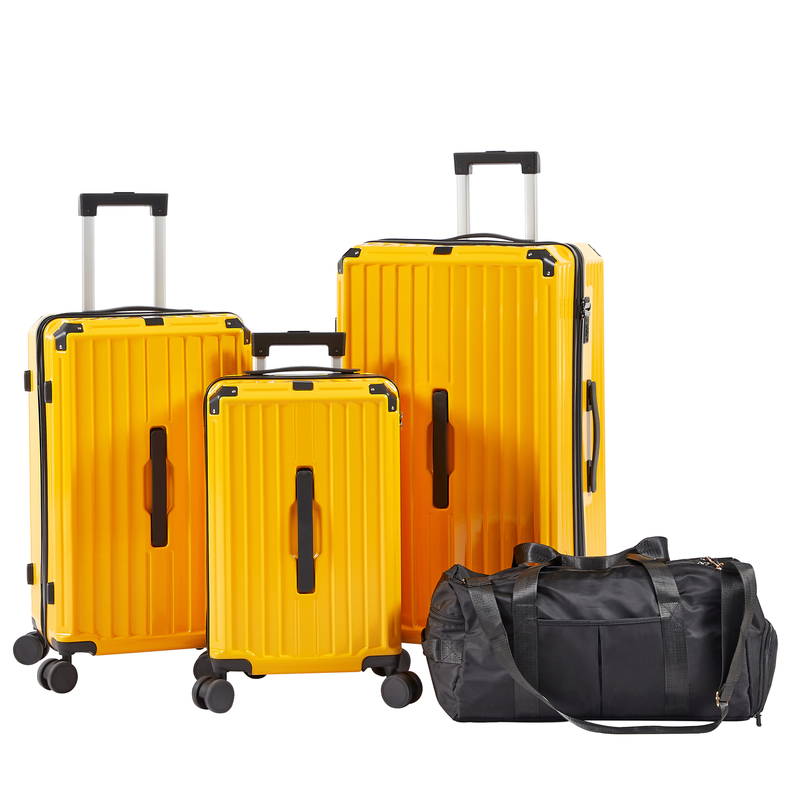 4 Piece Hardshell Luggage Suitcase Set (20