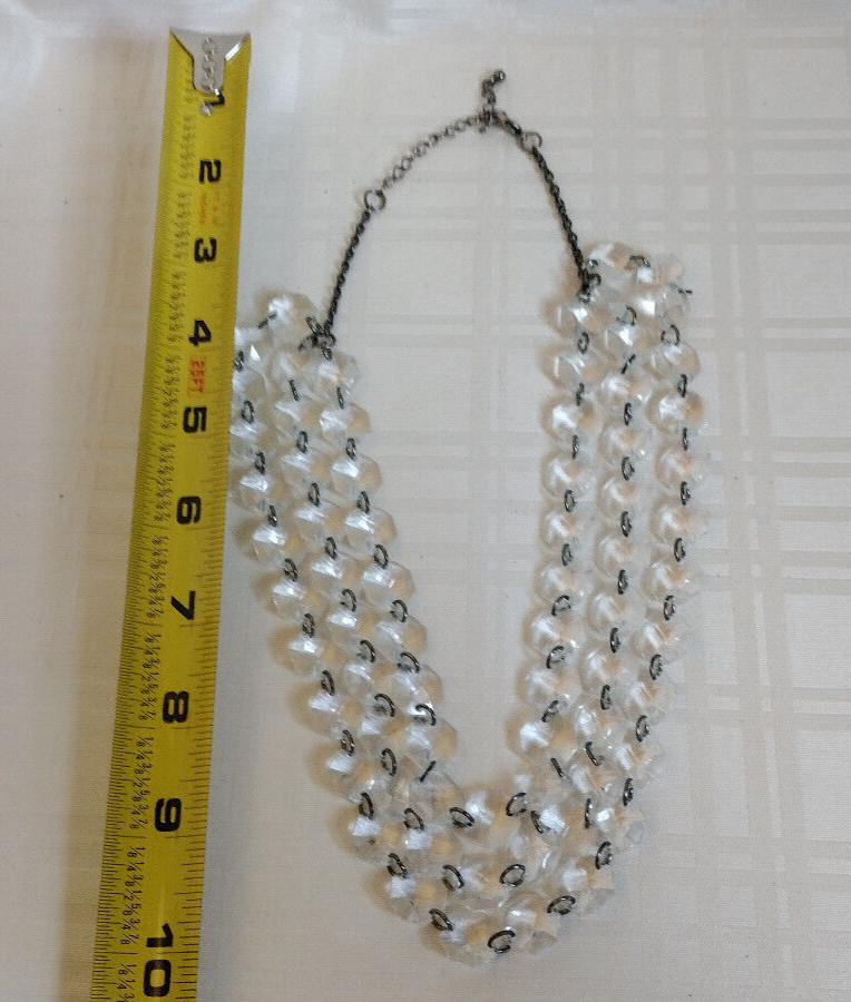 10" Inch Three/Multi Strand/Thread Octagonal Clea… - image 7