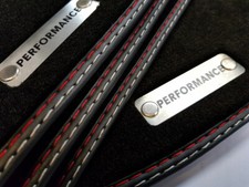 Performance Fußmatten für Mercedes A-Klasse W177 ab Bj.2018 Velours Metal Logo