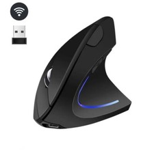 Ergonomic 1600DPI PC Laptop Vertical Wireless Mouse Office Gaming USB 2.4G