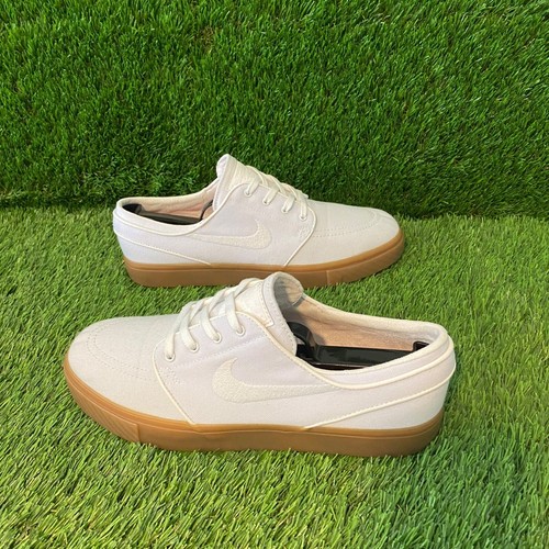 Nike SB Zoom Air Stefan Janoski skate shoes Mens 7.5, Women’s 9 White Gum Bottom - Picture 7 of 9
