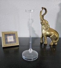 1990s Barbie Clear Plastic Display Stand - Attaches at Barbie's Waist