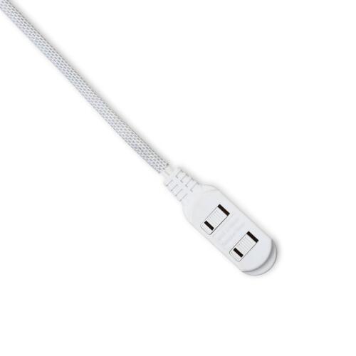 10 Fuß 3 Steckdosen Licht Verlängerungskabel Steckdosenleiste Innenbereich Stecker Adapter - Bild 2 von 9