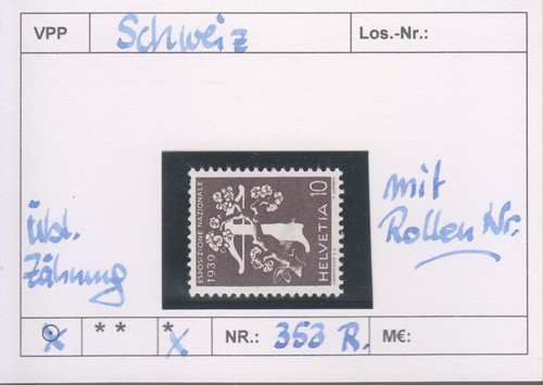 Schweiz ** sauber auf Steckkarte aus gepflegtem Sammlerbestand ........ansehen