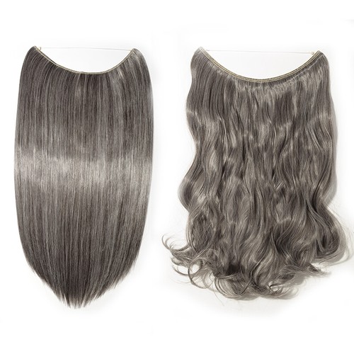 Cerchietto US Hidden Sercret Wire in Hair Extension spesso pezzo unico vero come umano - Foto 16 di 41