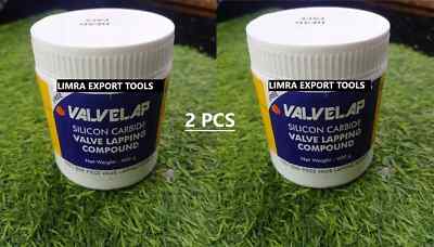 2 PCS VALVELAP Silicon Carbide Valve Lapping Compound Head Face NDIA'S BEST LBT