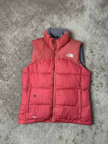 Gilet vintage donna The North Face rosso puffer #outdooradventures Y2K taglia M