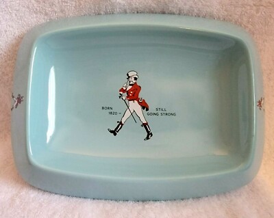 Johnny Walker Regicor Wade England Porcelain Tray BORN 1820 STILL GOING STRONG 
