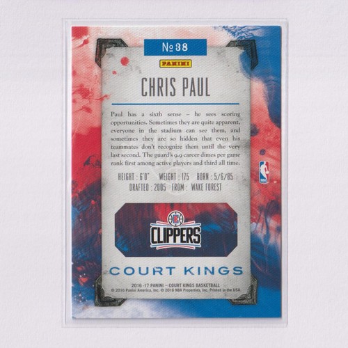 2016-17 Panini Court Kings #38 Chris Paul - Picture 2 of 2