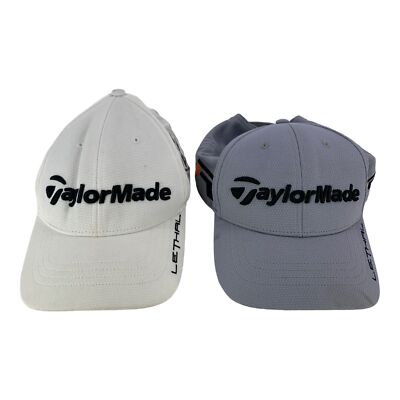 TaylorMade Lethal RBZ verstellbare weiß & graue Golfkappe Sommerkonvolut gebraucht Herren