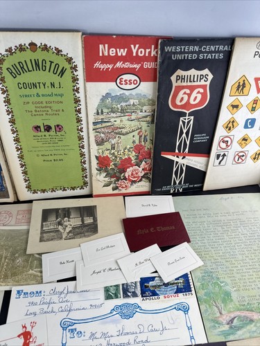 Vintage Papier Ephemera Menge - Junk Journal - Karten, Briefmarken, Postkarten + - Bild 9 von 10