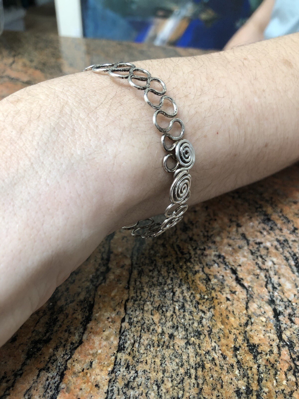 UNIQUE ARTISAN OPENWORK STERLING SILVER ADJUSTABL… - image 8