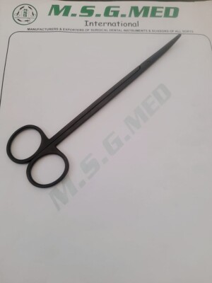Maxillofacial Stevens Tenotomy Scissor TiN Coating 12cm Ceracut Serrated Cutting