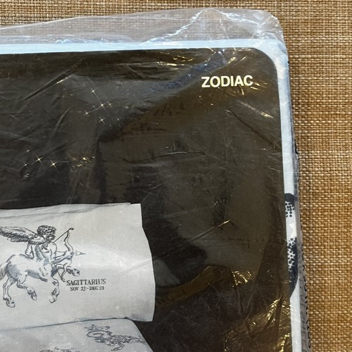 Vintage Astrologie Design Springmaid Zwilling flache Bettwäsche Mythologie Perkal Laken - Bild 7 von 9