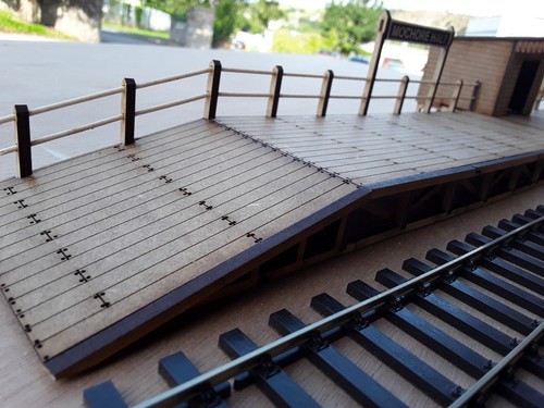 Laser Cut O Gauge Wooden Station Platform and Halt Kit - Picture 5 of 6