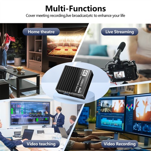 Carte Capture HDMI 4K1080P 60FPS Audio Vidéo pour Nintendo Switch/PS5/PS4/Xbox - Photo 2/10