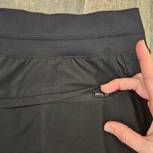 Pantalones Cortos Athleta Brooklyn tiro medio para Mujer Talla 16 Negros Informales Viaje Atletismo - Imagen 8 de 11