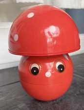 Vintage Soviet USSR Roly Poly Nevalyashka musical doll toy          display NEW