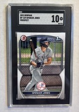 2023 Bowman Spencer Jones #BP-139 New York Yankees Rookie RC SGC 10