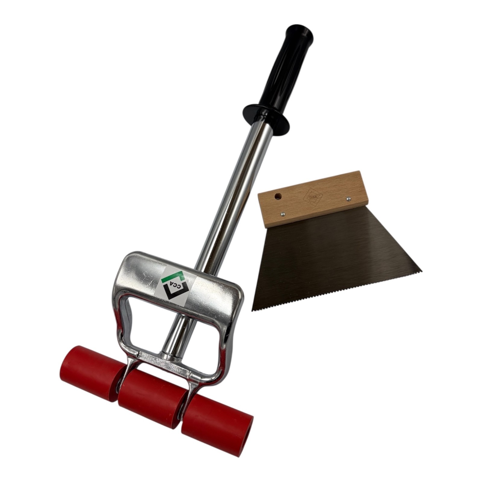 CCA Amtico Karndean Ext.Roller & A2 Notched FAN Trowel 18cm FREE next day deliv