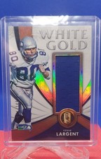 2019 Panini Gold Standard White Gold Steve Largent #WG-14 /149 (MEM)