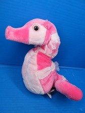 Wild Republic Pink Seahorse Plush Marine 12" Stuffed Animal Toy Doll Realistic