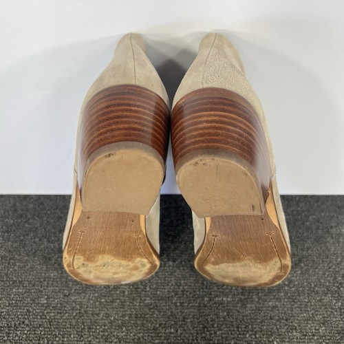 Sam Edelman Botas de Gamuza Tostadas Pequeñas Para Mujer Talla 8.5 M Botín Tacones Bloque Cremallera - Imagen 9 de 10