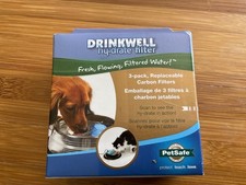 PetSafe Drinkwell Replacement Carbon Filters - Hydrate 3 pack of new filters
