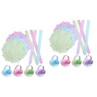 24 stücke DIY Ostern Tasche Kreative Kaninchenei Handtasche Lagerkorb mit Nägeln