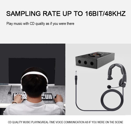 Externe USB-Soundkarte mit 7.1-Surround-Sound-Soundbox-Zubehör, tragbar
