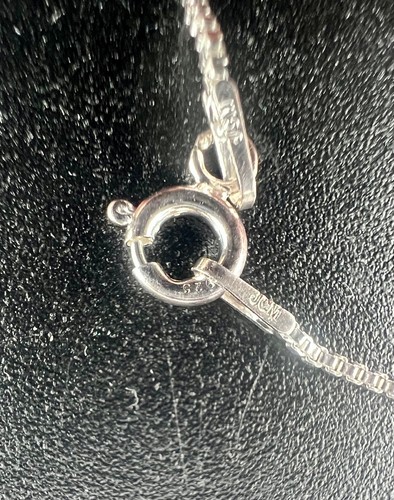 925 Sterling Silber Armband JCM Jacmel Italy 7,5" Box Kette Perlen 1,5g - Bild 4 von 6