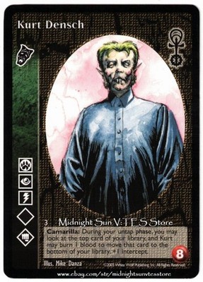 Kurt Densch Nosferatu Anarchs V:TES VTES Vampire CCG
