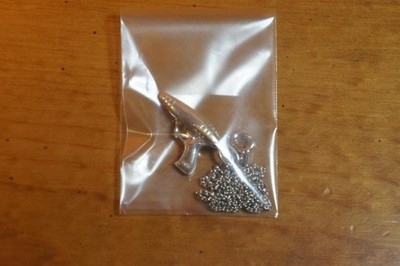 Cyborg 009 Shotaro Ishinomori Sterling Silver Pendant Gun Necklace Unisex