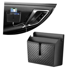  Multifunctional Car Organizer and Storage with Sticky, Universal Carbon Fibre