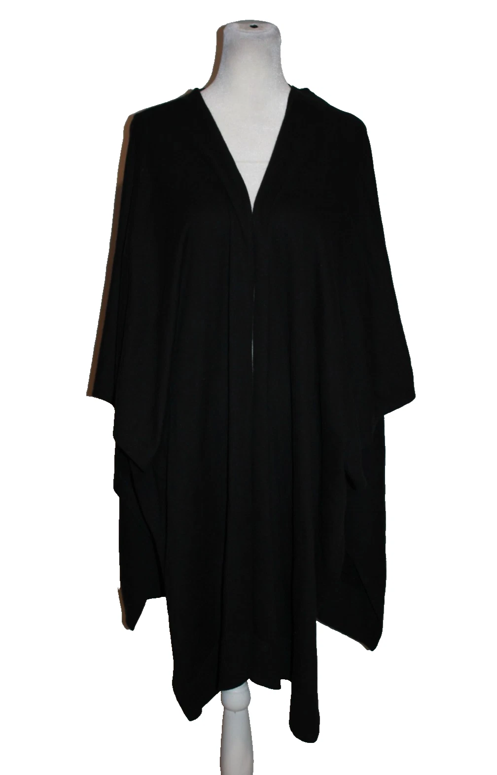 Lululemon Sweater Women's Oversized S/M Open Front Cardigan Poncho Black