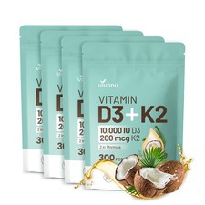 VivoNu Vitamin D3 K2 MK7 10000IU Coconut Oil ...