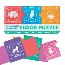 El Spanish Alphabet Jumbo Floor Puzzle by Mike Alfaro (Kit)