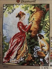 Printed needlepoint Tapestry Gobelin L Canvas Only 45x60 Cm