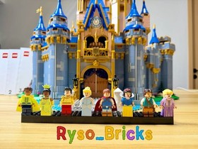 LEGO 43222 Disney Castle Used  with  Instructions Disassembled by Build Steps